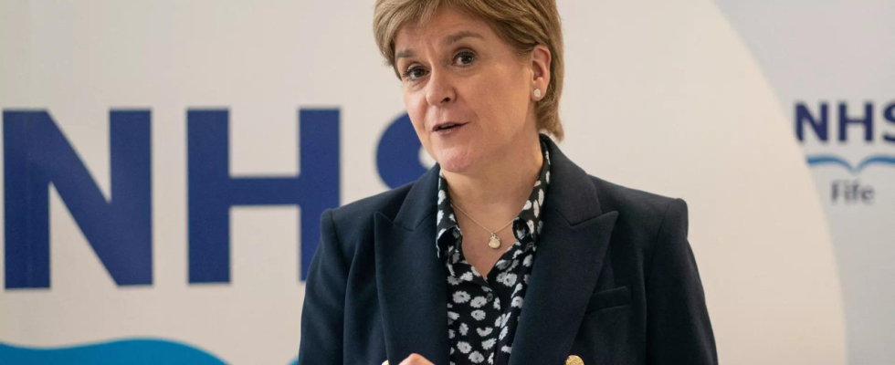 Die ehemalige schottische Staatschefin Nicola Sturgeon wurde im Rahmen einer