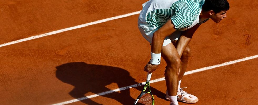 Djokovic profitiert von Kraempfen bei Alcaraz im Squatter und ist