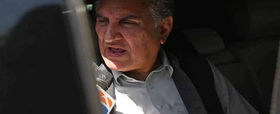 Ehemaliger pakistanischer Aussenminister Qureshi aus Rawalpindi Gefaengnis entlassen um morgen Imran