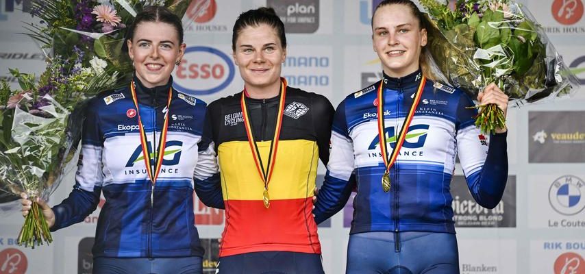 Evenepoel landet im Graben Van Aert holt sich den belgischen