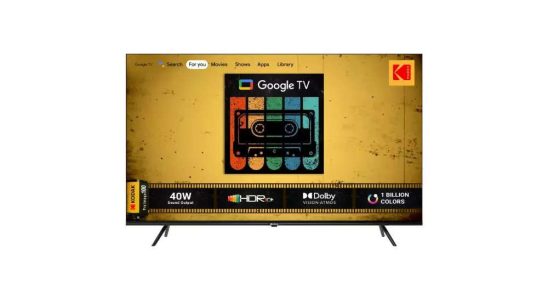 Kodak Fernseher mit Google TV Betriebssystem und Dolby Audio werden eingefuehrt der Preis