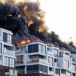 Mindestens 20 Amsterdamer Wohnungen wegen Brandschaden jahrelang unbewohnbar Innere