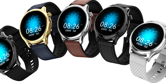 Noisefit Crew Pro NoiseFit Crew Pro Smartwatch mit funktioneller Krone