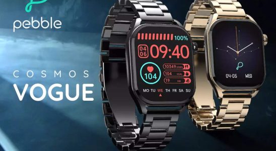 Pebble Pebble Cosmos Vogue Smartwatch mit AMOLED Display in Indien eingefuehrt