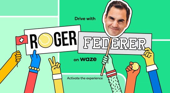 Roger Federer Google bringt das „Roger Federer Erlebnis zu Waze