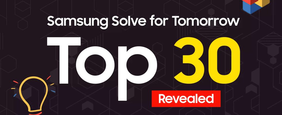 Samsung Samsung gibt die 30 besten Teams von „Solve for