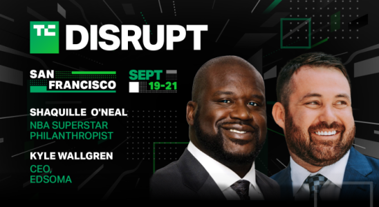 Shaquille ONeal wird bei Disrupt ueber Investitionen in Edsoma das