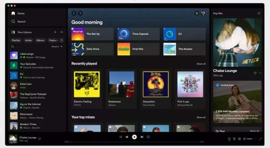 Spotify Spotify auf dem Desktop erhaelt ein Facelift Das hat