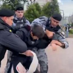 Video Dutzende Festnahmen in Russland waehrend Pro Nawalny Protesten