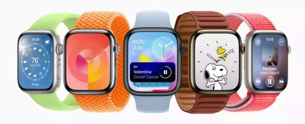 WatchOS 10 ist mit diesen Apple Watch Modellen kompatibel