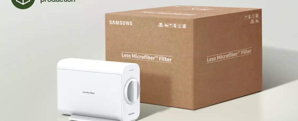 Weniger Mikrofaserfilter Samsung kuendigt weniger Mikrofaserfilter an um die Ozeane