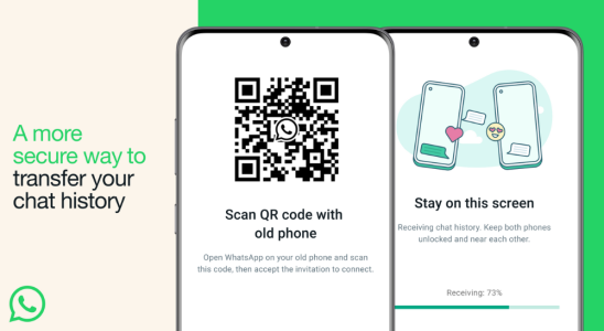 WhatsApp fuehrt QR Code Unterstuetzung ein um Chats auf Ihr neues Telefon