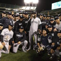 Yankees Pitcher German sorgt fuer ein seltenes perfektes Spiel in der