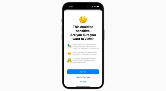 iOS 17 erweitert den Schutz vor unerwuenschten Bildern auf alle