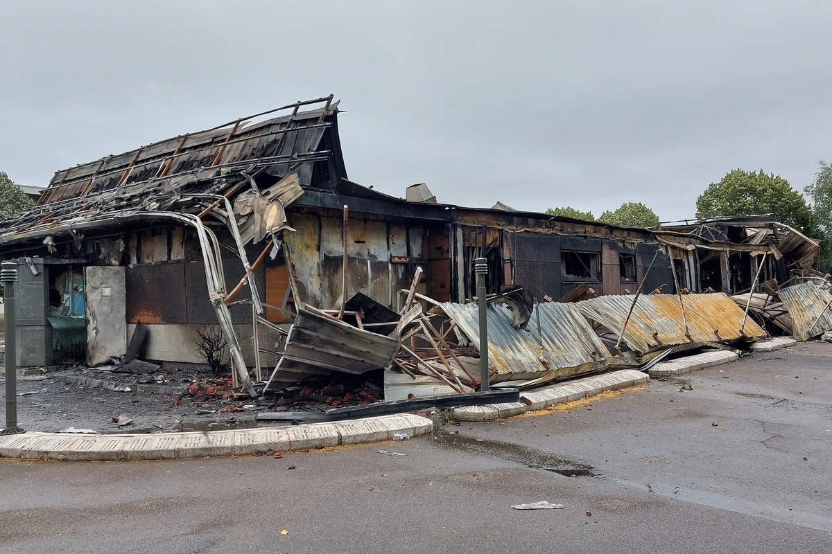 Yutz (57): Das McDonald's brannte in der Nacht nieder (DR)