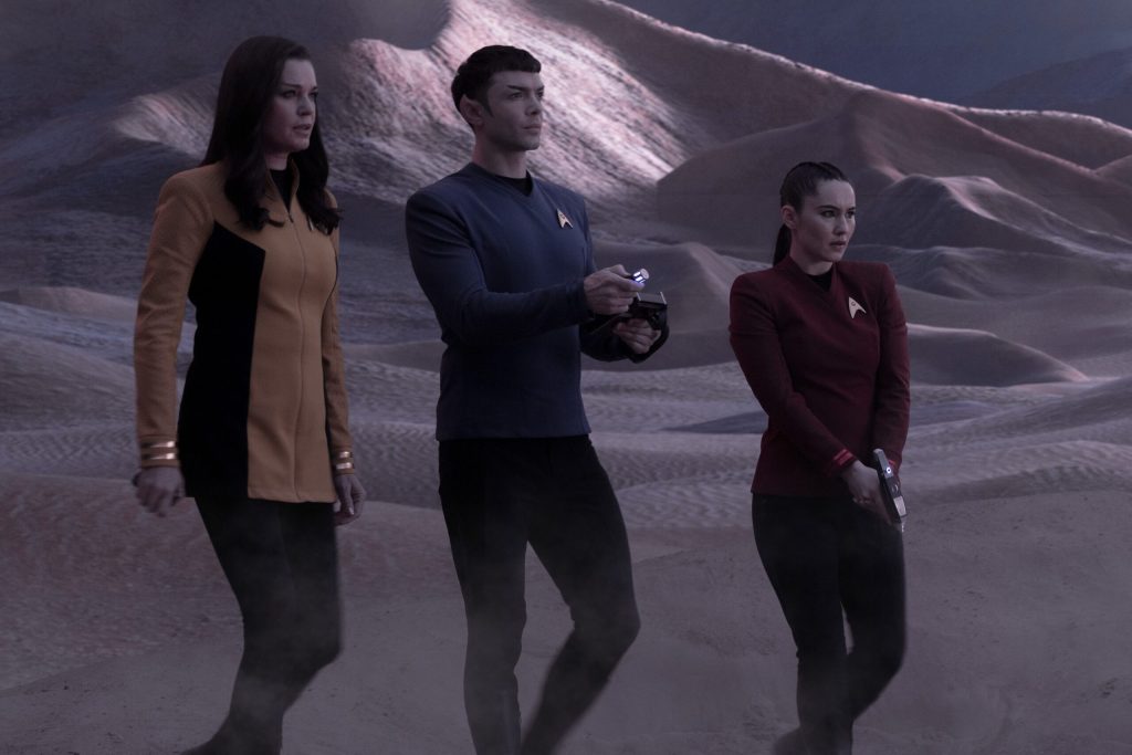 Rezension zu Star Trek: Strange New Worlds Staffel 2, Folge 7, Those Old Scientists Paramount + Lower Decks Crossover