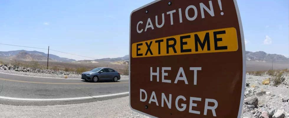 Death Valley Das kalifornische Death Valley brutzelt bei 53° Celsius