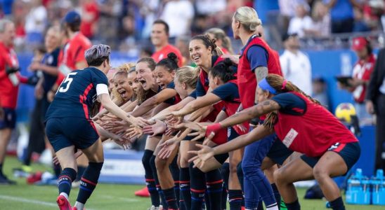 Der amerikanische Star und Weltmeister Rapinoe 38 gibt seinen Ruecktritt