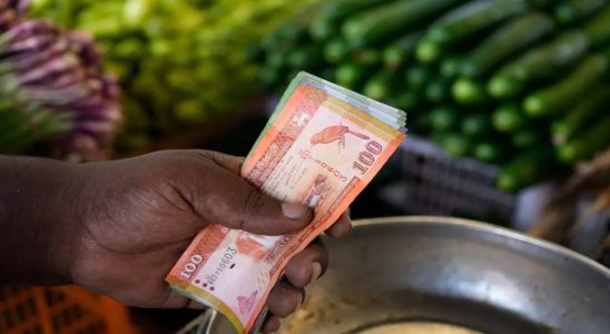 Die Inflation laesst im bankrotten Sri Lanka deutlich nach