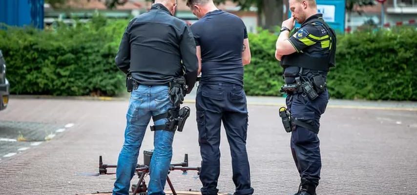 Die Polizei setzt alles daran die Druckwelle zu stoppen