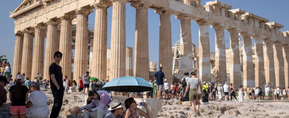 Hitze in Suedeuropa Code Rot in 15 italienischen Staedten Akropolis