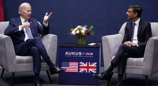 Indopazifischer Raum steht auf der Tagesordnung der Biden Sunak Gespraeche in Grossbritannien