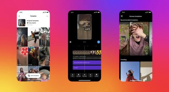 Instagram erleichtert das Erstellen von Reels mit den Vorlagen der