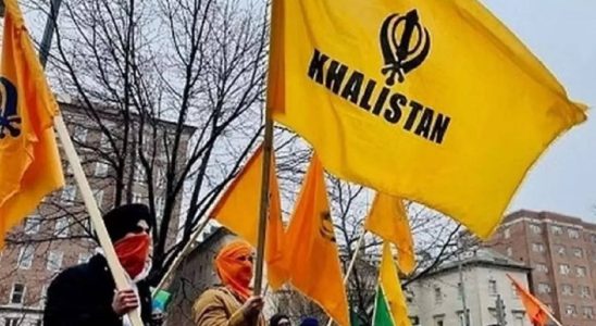 London Im Internet tauchen Plakate auf die fuer die Khalistan Kundgebung