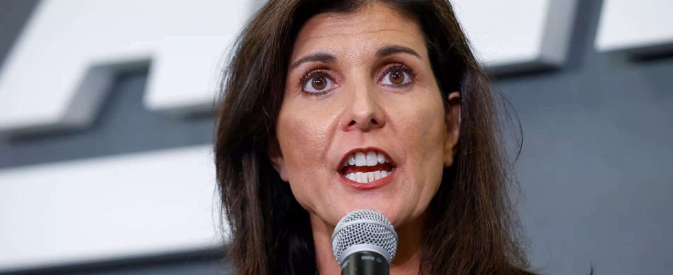 Nikki Haley sammelt 7 Millionen US Dollar obwohl die Umfragewerte unter