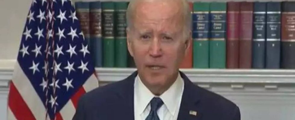 Schweden NATO US Praesident Biden begruesst die Zustimmung der Tuerkei Schwedens