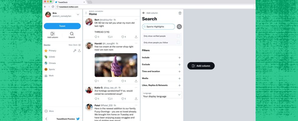 Twitter Twitter bringt neue Funktionen zu Tweetdeck und macht es