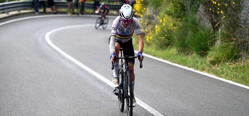 Van Vleuten ueberrascht Team mit rosa Trikot beim Giro „Manche