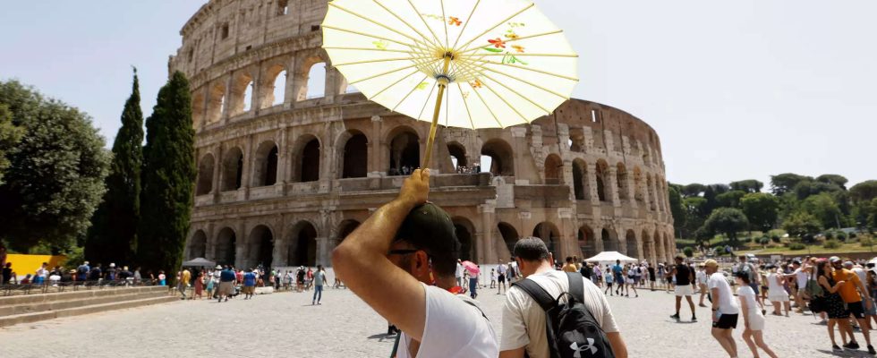 Von den USA ueber Europa nach Asien Die Temperaturen erreichen