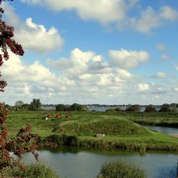 Wettervorhersage eine Mischung aus Sonne und Quellwolken Innere