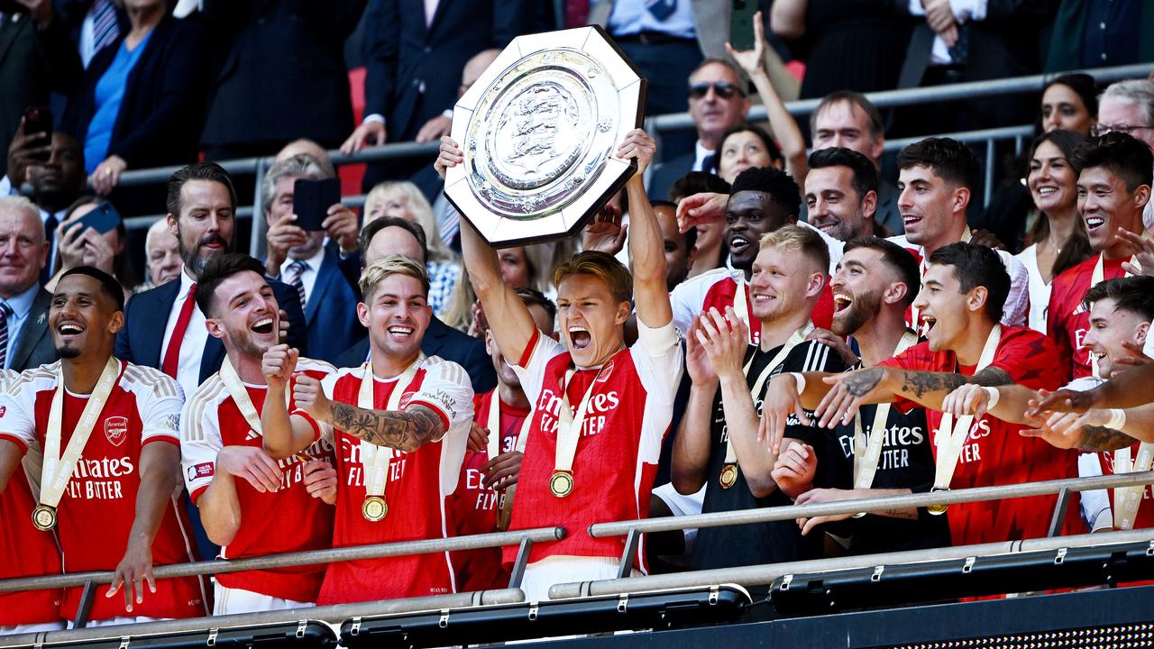 Standbild aus dem Video: Zusammenfassung: Arsenal besiegte City im Elfmeterschießen und gewann den Community Shield