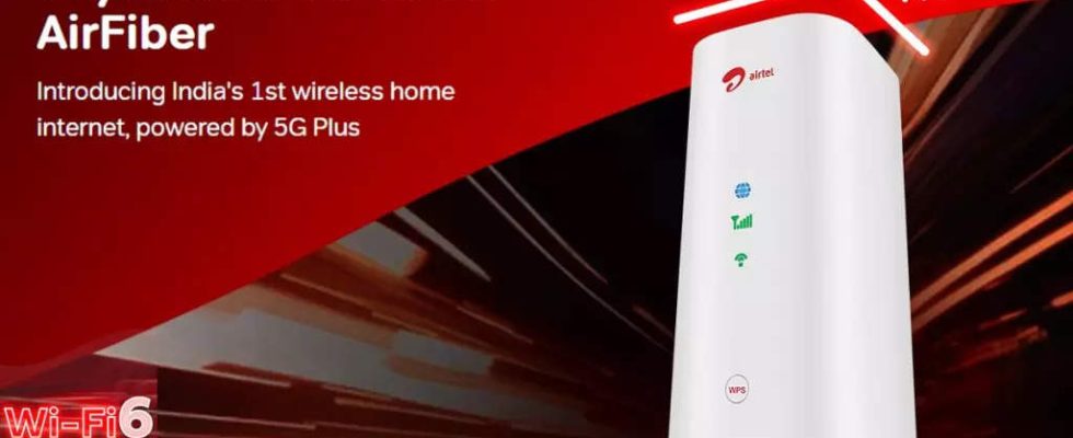 Airtel Xstream AirFiber Festnetz WLAN Dienst eingefuehrt Angebote und mehr