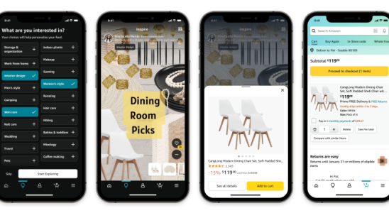Amazon versucht seinen TikTok aehnlichen Shopping Feed aufzuwerten indem es Influencer auffordert
