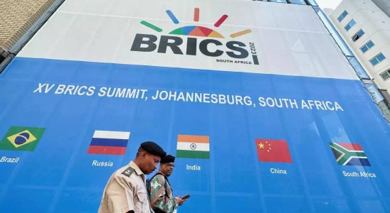 BRICS Fuehrer treffen sich in Suedafrika waehrend der Block ueber eine