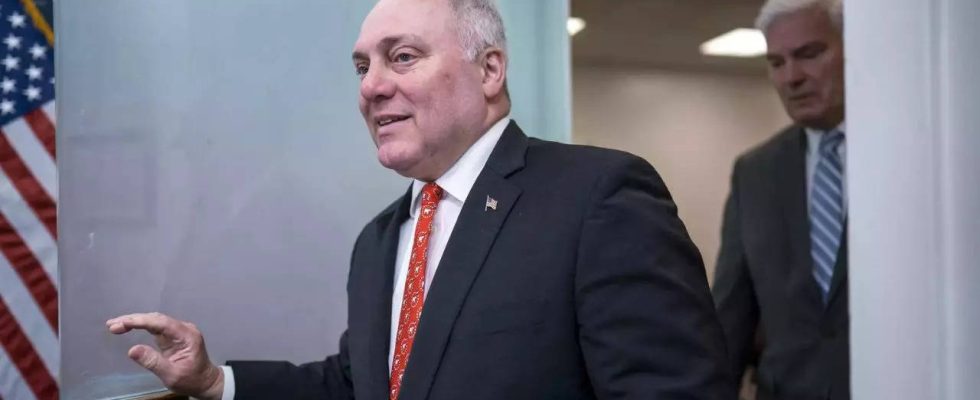 Bei Steve Scalise dem Republikaner im Repraesentantenhaus Nr 2 wird