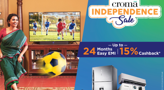 Croma Independence Day Sale Rabatt auf Fernseher Kuehlschrank 5G Smartphones und