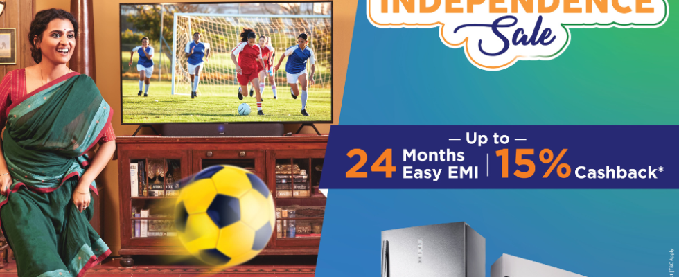 Croma Independence Day Sale Rabatt auf Fernseher Kuehlschrank 5G Smartphones und