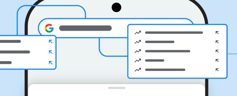 Das neue Update von Google Chrome verbessert die Suche auf
