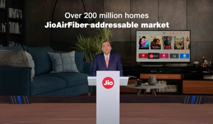 Der 5G Hotspot Jio AirFiber von Reliance wird naechsten Monat im