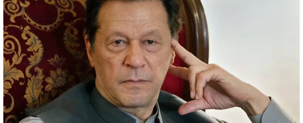 Der fruehere pakistanische Premierminister Imran Khan wird im Attock Gefaengnis wegen