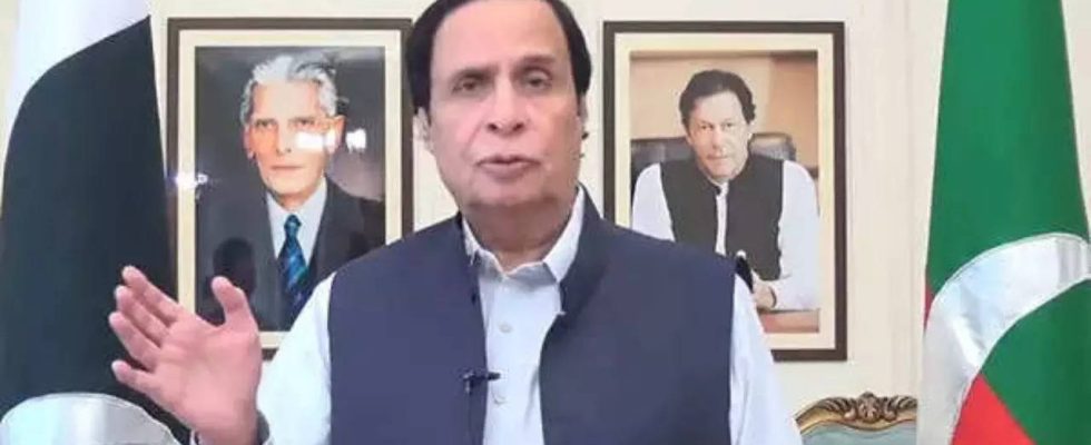 Der pakistanische Tehreek e Insaf Praesident Parvez Elahi wurde im Fall einer Vermoegensreferenz