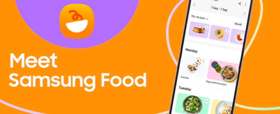 Die neue Food App von Samsung bietet KI generierte Rezepte