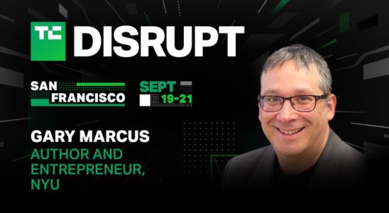 Gary Marcus wird auf der Tech Disrupt 2023 ueber die