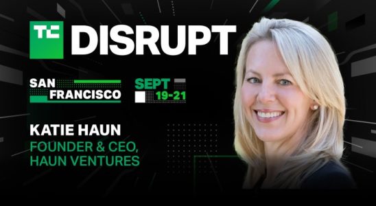 Katie Haun wird auf der Tech Disrupt 2023 ueber die