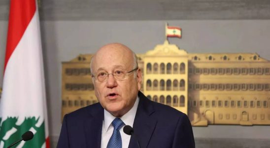 Libanons geschaeftsfuehrender Ministerpraesident Najib Mikati sagt dass die wirtschaftliche Stabilitaet