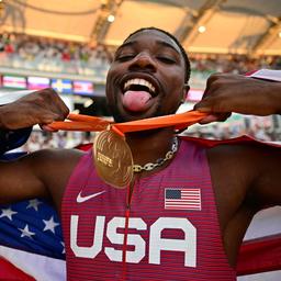 Lyles gewinnt Weltmeistertitel ueber 100 Meter Coleman verpasst Medaille